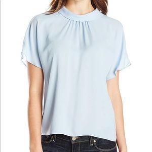 Vince Camuto Mock Neck Blouse